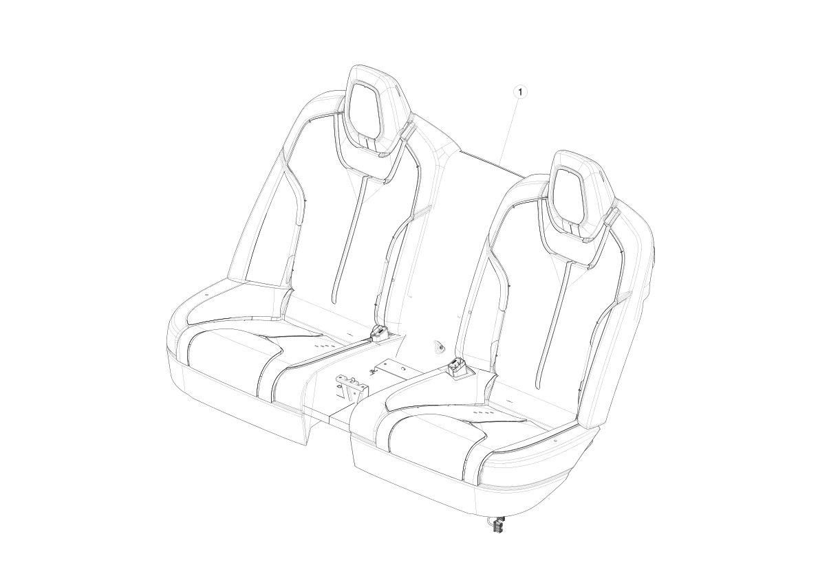 2nd Row Seat Assemblies - Executive Trim